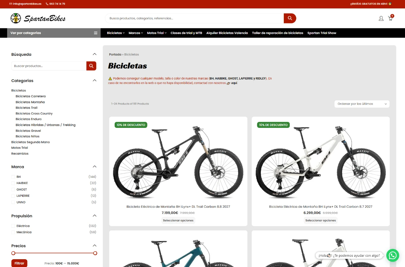 Creación de tiendas online profesionales y a medida